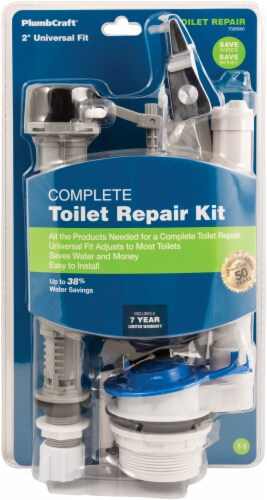 PlumbCraft® Complete Toilet Repair Kit Perspective: front