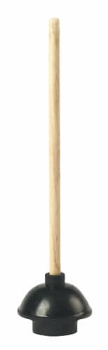 Waxman Plunger - Black Perspective: front