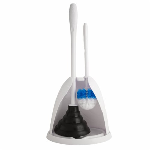 PlumbCraft® Open Back Plunger and Brush Set Perspective: front