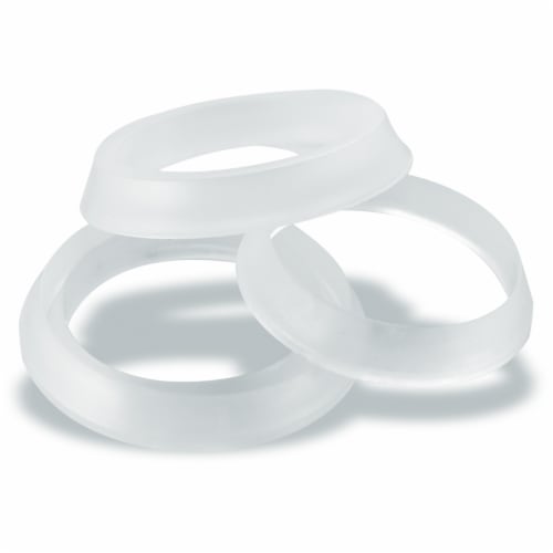 PlumbCraft® Slip Joint Washers - White Perspective: front