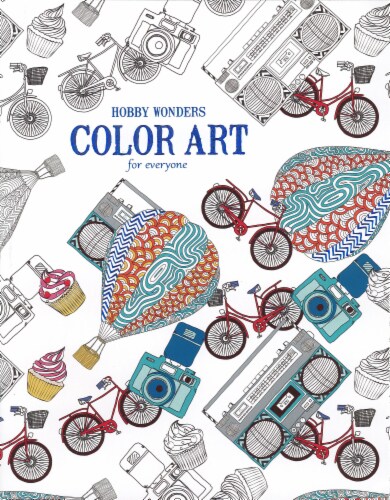 Leisure Arts Hobby Wonders Color Art for Everyone Coloring Book Perspective: front