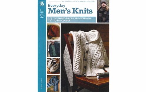 Leisure Arts Knit Everyday Men's Knits Bk Perspective: front