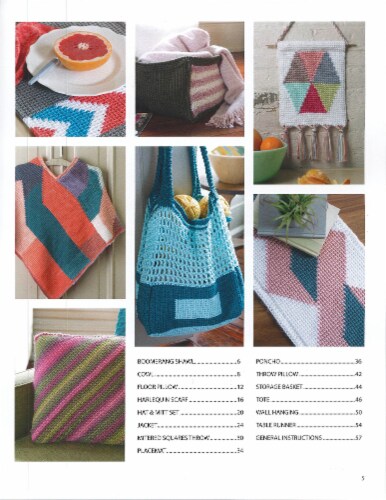 Leisure Arts Tunisian Crochet Stitch Guide Book