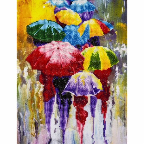 Leisure Arts Diamond Art Advanced Kit 14 X16 -Rainy Day Perspective: front