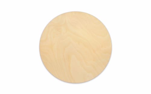 Leisure Arts Wood Round Circle 14 Perspective: front