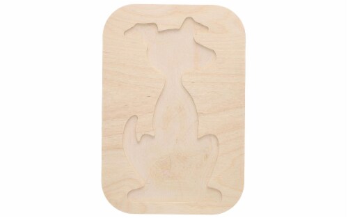 Dog - Laser Cut Out Unfinished Wood Craft Shape DOG11