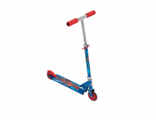 Huffy Spiderman Scooter Perspective: front