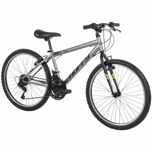 Huffy 24" Granite Boys' Mountain Bike - Charcoal Perspective: front