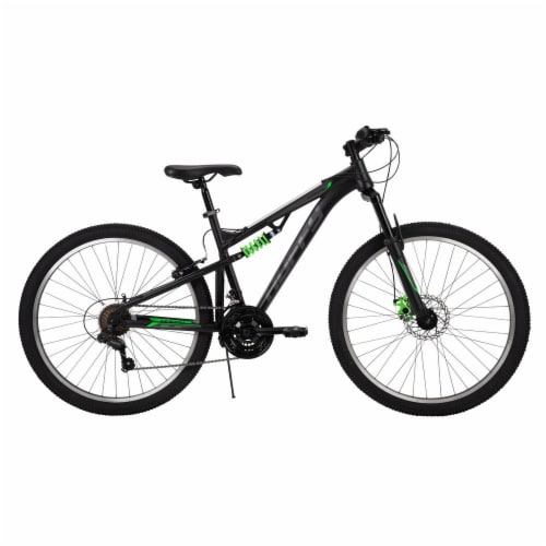 Huffy® Men's Marker Mountain Bike - Black/Green, 1 ct - Fred Meyer