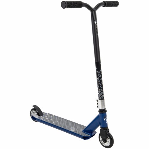 Huffy Pro Elite Kid's Inline Scooter - Blue Perspective: front