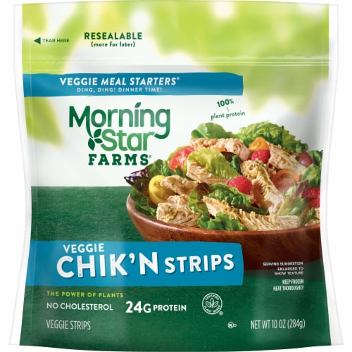 MorningStar Farms® Meal Starters Original Vegan Chicken Strips Perspective: front
