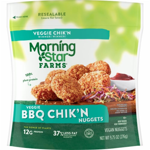 MorningStar Farms BBQ Meatless Chicken Nuggets, 9.75 oz Smith’s Food