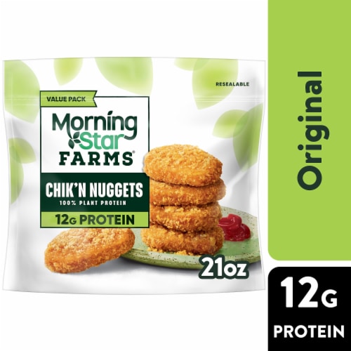 MorningStar Farms® Original Value Pack Plant Based Chik'n Nuggets Perspective: front