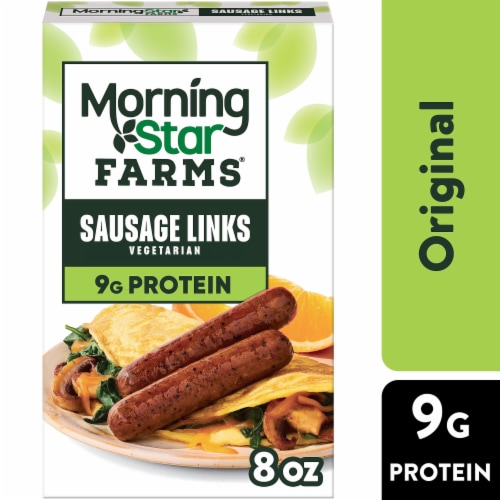 MorningStar Farms® Veggie Breakfast Original Meatless Sausage Links Perspective: front