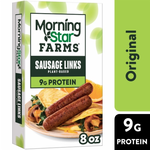 MorningStar Farms® Veggie Breakfast Original Veggie Sausage Links Perspective: front