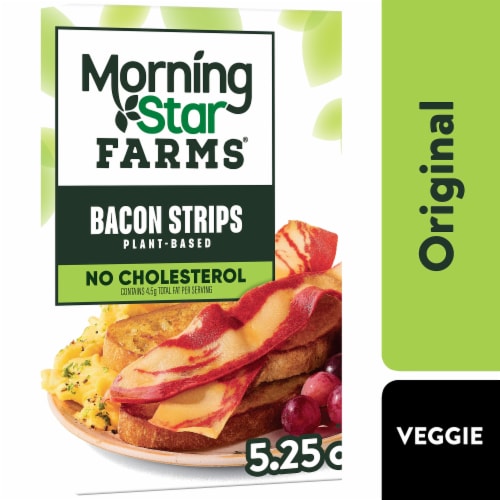 MorningStar Farms Veggie Breakfast Original Meatless Bacon Strips Perspective: front