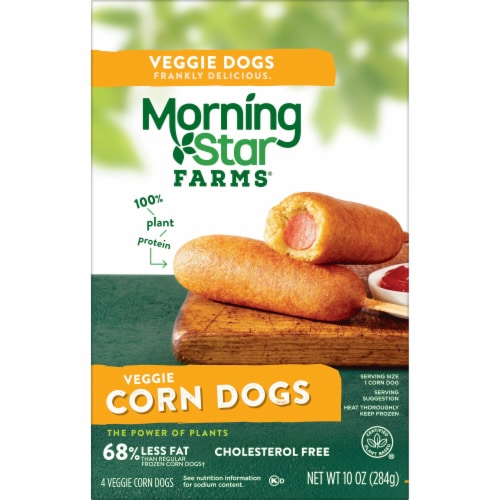 MorningStar Farms® Original Vegan Corn Dogs Perspective: front