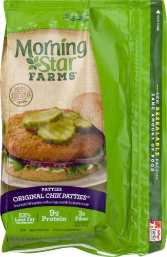 Morningstar Farms Chik Original Patties, 4 ct / 2.5 oz - Kroger