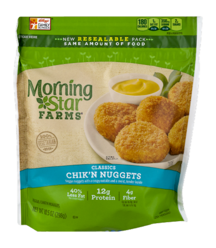 MorningStar Farms Chik-N Nuggets Perspective: front