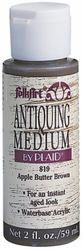 FolkArt Antiquing Medium-2oz Apple Butter Brown Perspective: front