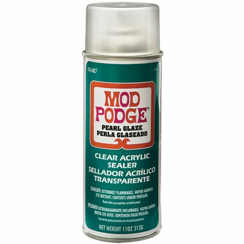 Mod Podge Pearlized Spray Sealer-11oz Perspective: front