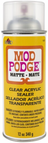 Mod Podge Clear Acrylic Aerosol Sealer-12oz Matte Perspective: front