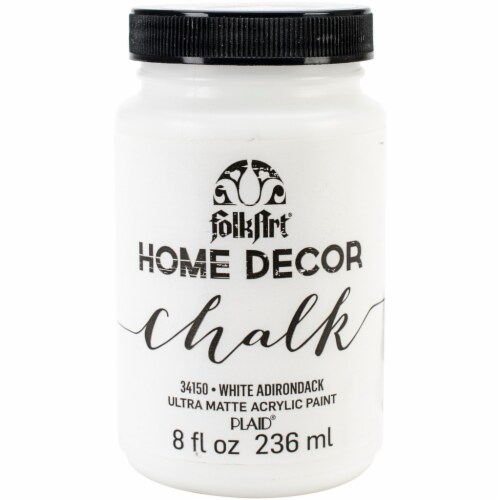 Plaid® FolkArt® Home Décor Ultra Matte Acrylic Chalk Paint - White Perspective: front