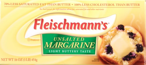 Fleischmann's Unsalted Margarine Sticks Perspective: front