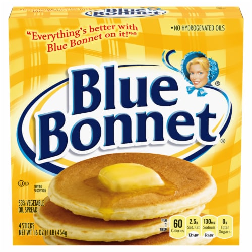 Blue Bonnet Vegetable Oil Sticks Perspective: front