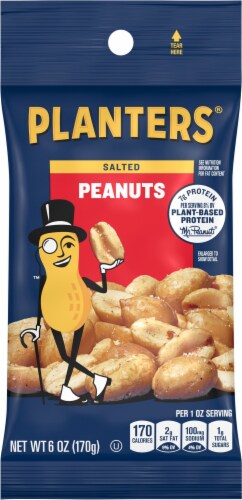 Planters Salted Peanuts Perspective: front