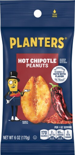 Planters Hot Chipotle Peanuts Perspective: front