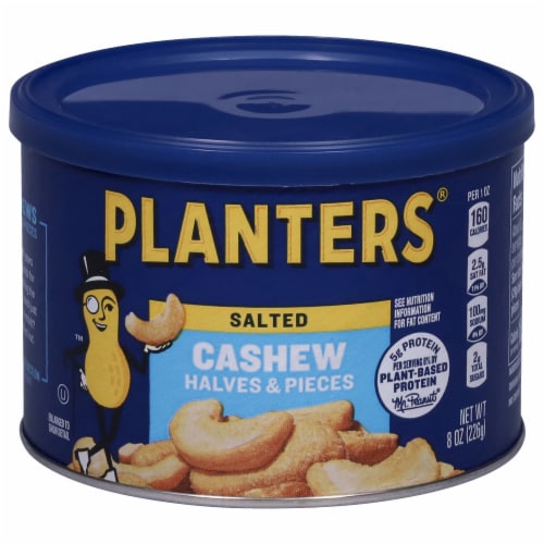 Planters® Salted Cashew Halves & Pieces Perspective: front