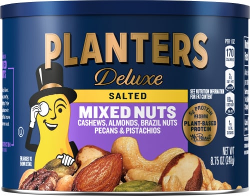 Planters Deluxe Salted Mixed Nuts