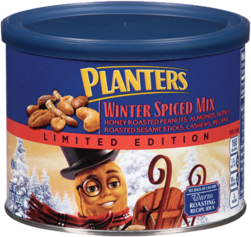 Planter's Winter Spiced Nut Mix Perspective: front