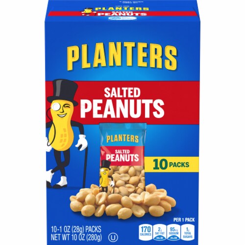 Planters Salted Peanuts Multipack 10 Ct 1 Oz King Soopers