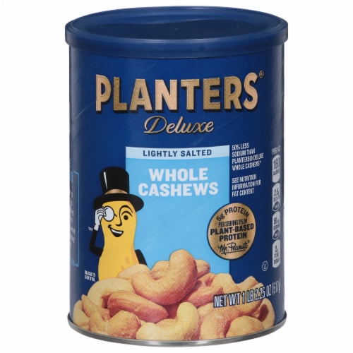 Planters® Deluxe Lightly Salted Whole Cashews Perspective: front