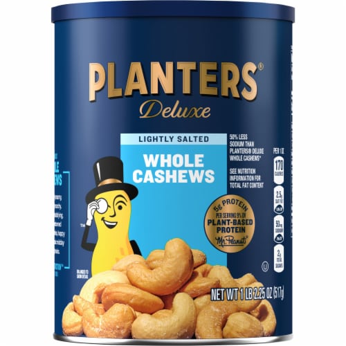 Planters® Deluxe Whole Lightly Salted Cashews Perspective: front