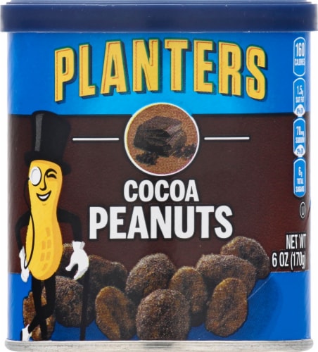 Planters Cocoa Peanuts Perspective: front