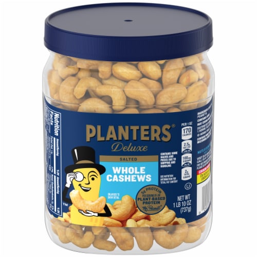 Planters® Deluxe Salted Whole Cashews, 26 oz Harris Teeter