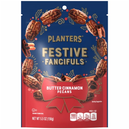 Planters® Butter Cinnamon Pecan Snack Nuts Perspective: front