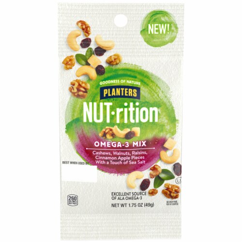 Planters Nutrition Omega-3 Mix Nuts Perspective: front
