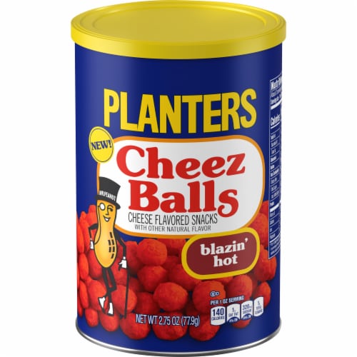 Planters Blazin' Hot Cheez Balls Perspective: front