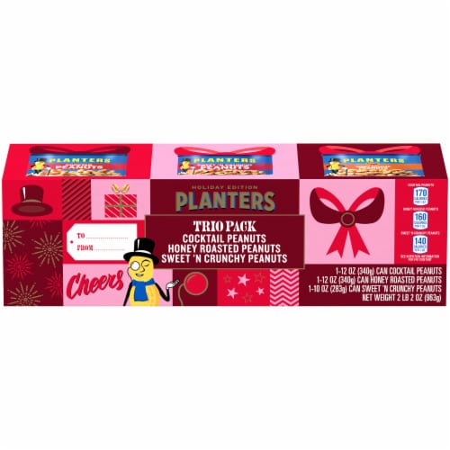 Planters Holiday Edition Peanuts Trio Pack Perspective: front