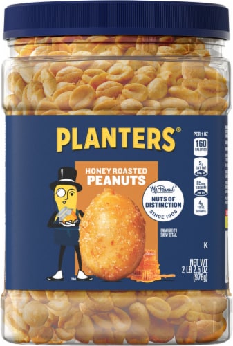 Planters® Honey Roasted Peanuts, 18.5 oz - Fry's Food Stores