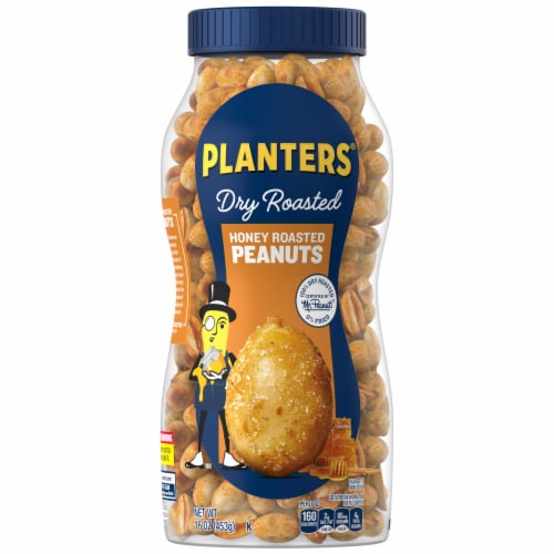 PLANTERS Dry Honey Roasted Peanuts Perspective: front