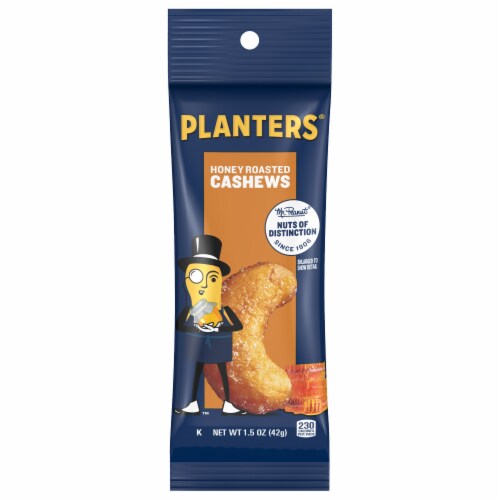 Planters® Honey Roasted Cashews Perspective: front