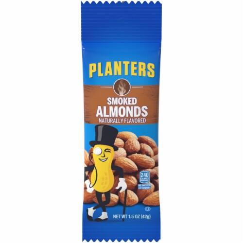 Planters Smoked Almonds Perspective: front