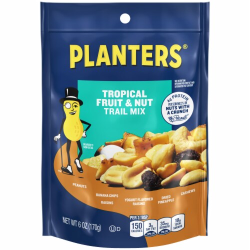 Planters® Tropical Fruit & Nut Trail Mix Perspective: front