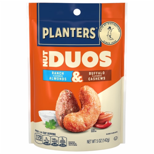 Planters® Nut Duos Ranch Almonds & Buffalo Cashews Perspective: front