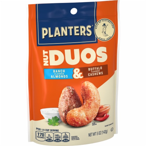 Planters® Nut Duos Ranch Almonds & Buffalo Cashews Perspective: front